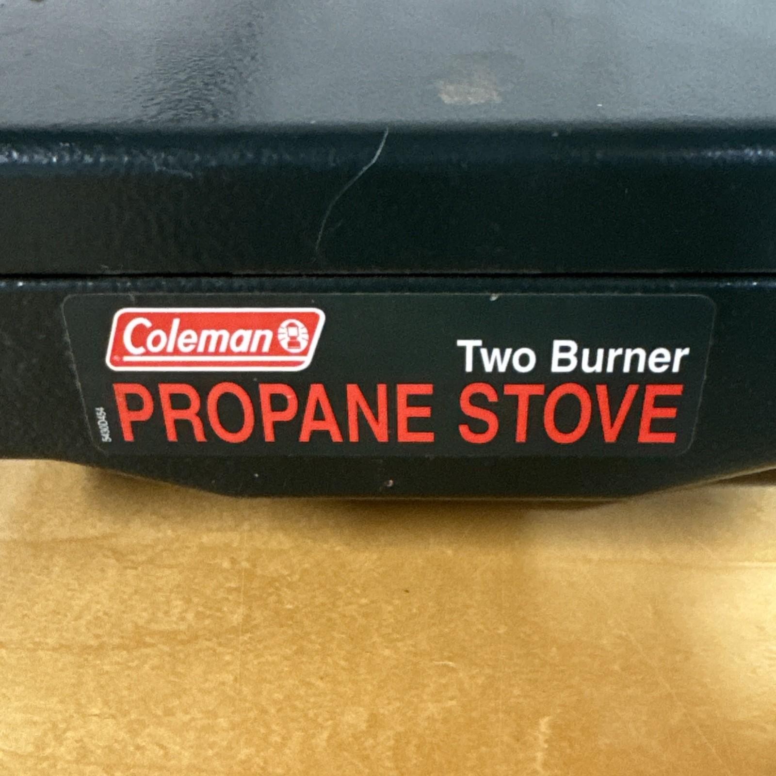 Vintage Coleman 5430E Series Perfect Flow Propane Stove Two Burner Camping Stove