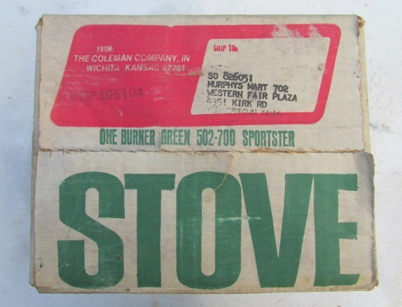 Vintage Coleman 502 – 700 Sportster Stove In Box With Paperwork 4/74 ~ Working!