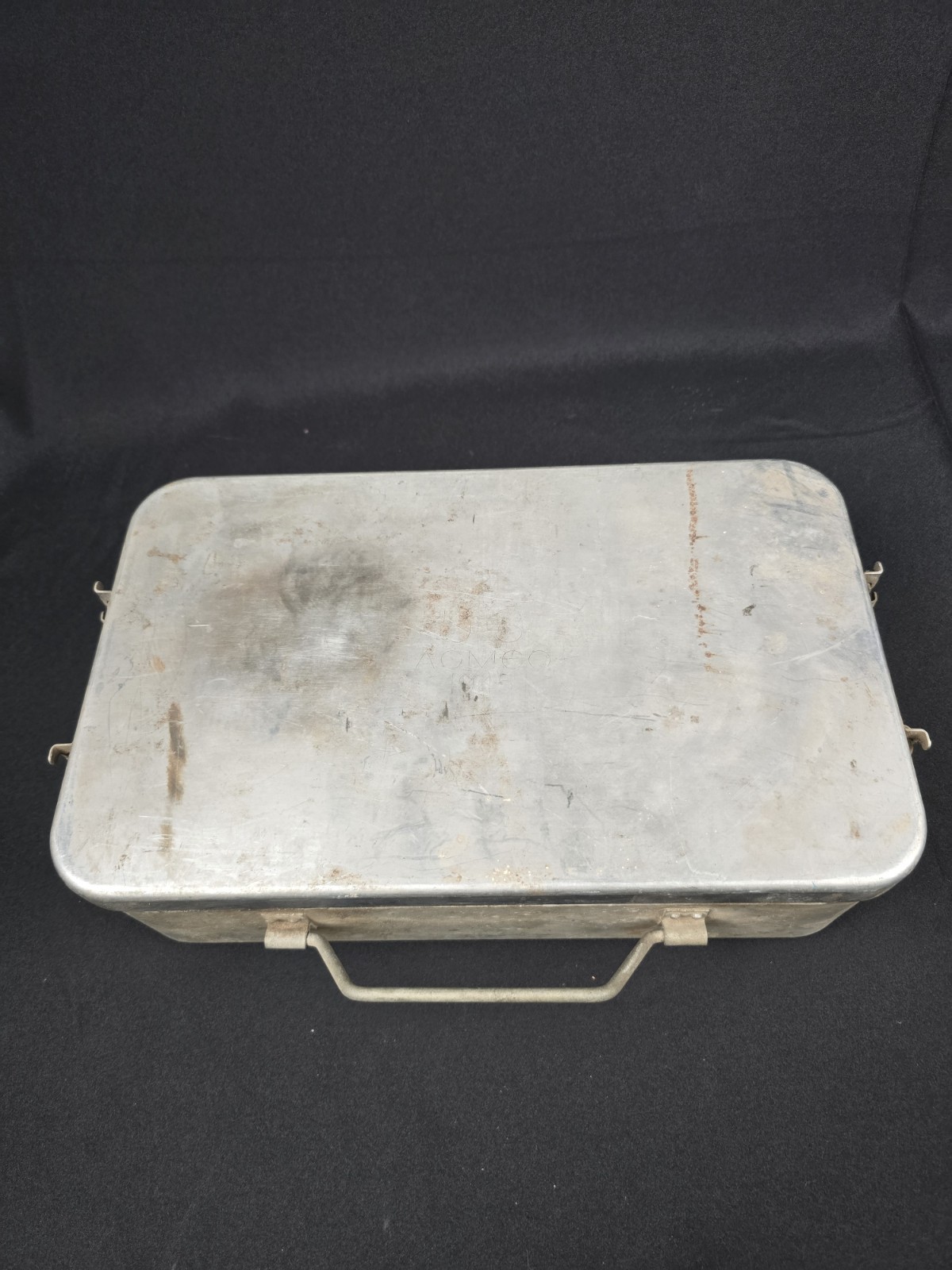 WW2 Agmco US Military Gas Field Stove Double Burner w/ Case 1945