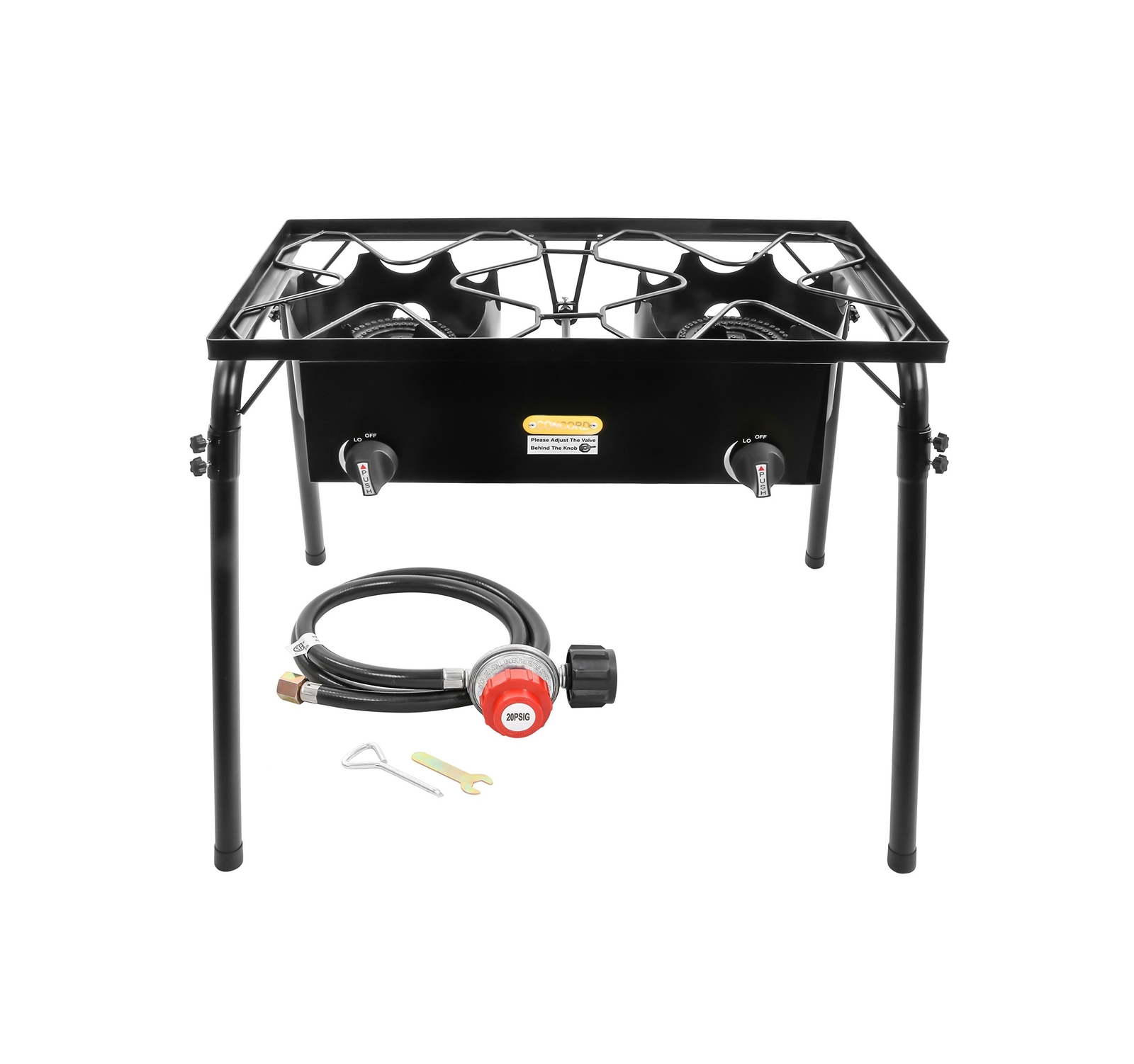 Concord Double Propane Burner, Outdoor 2 Burner Camping Stove for Cooking/Hom…