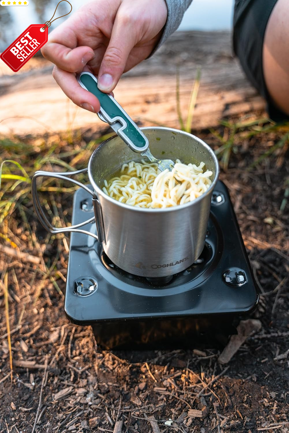 Coghlan’s Folding Camp Stove Portable Steel Cooker for Hiking Camping Heat – US