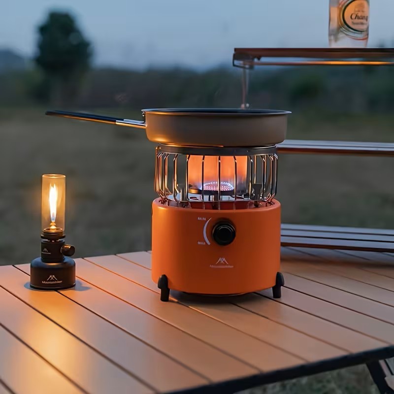 9000 BTU Gas PipePortable Propane Heater Stove Indoor Outdoor Camping Gas Stove