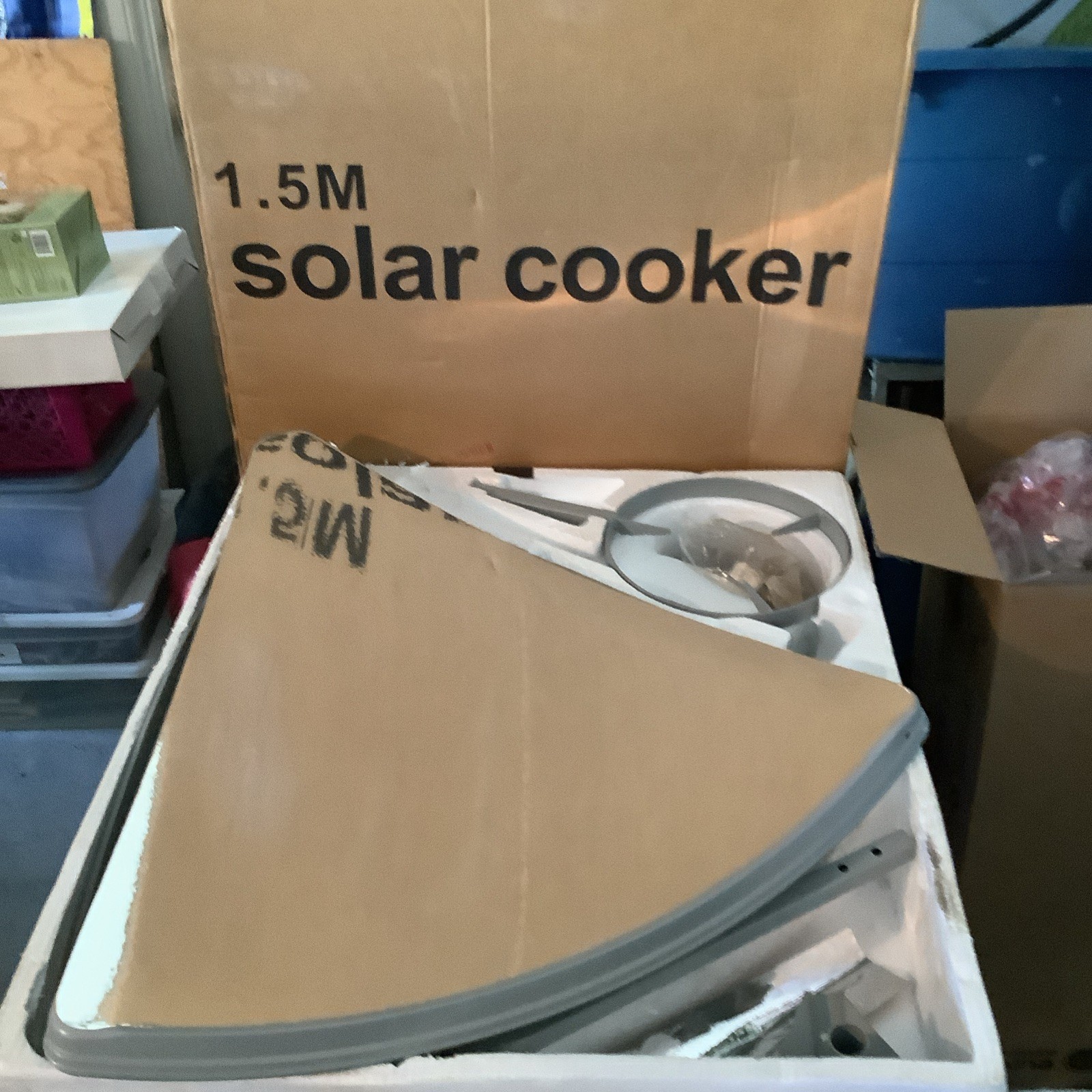 Portable Solar Oven Cooker 1.5m Diameter Multi Function Camping Outdoor Stove