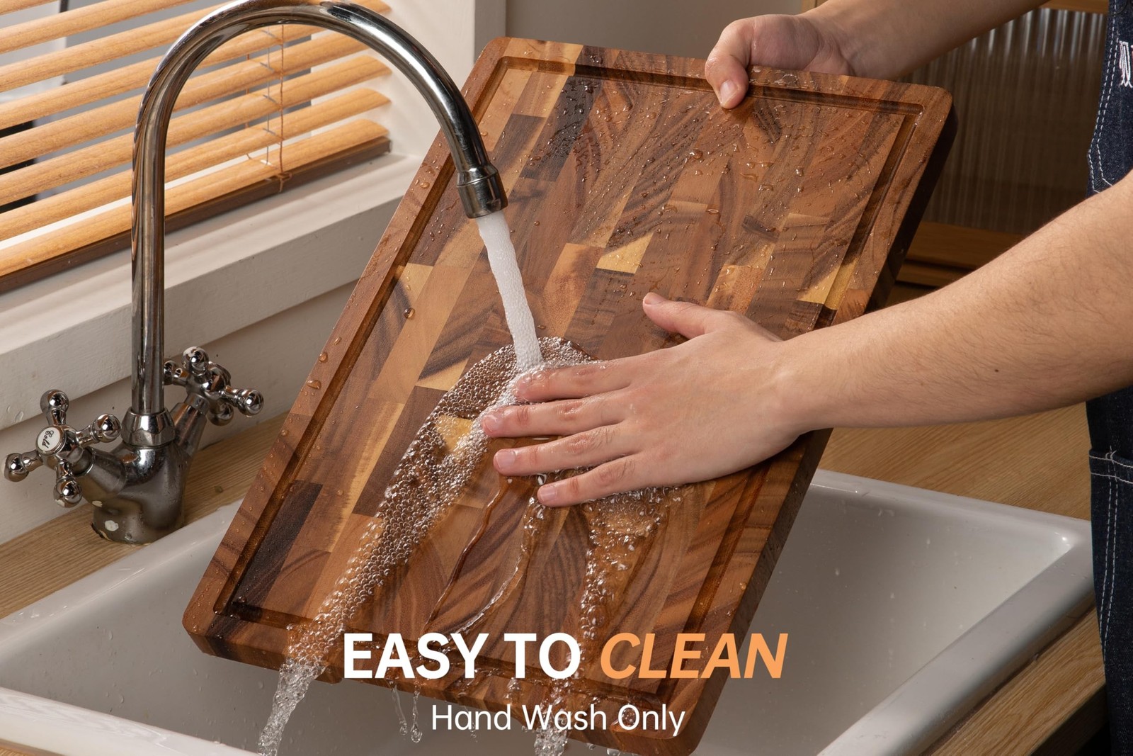 Walnut Wood Cutting Board End Grain Wooden Cutting Boards for Kitchen Choppin…