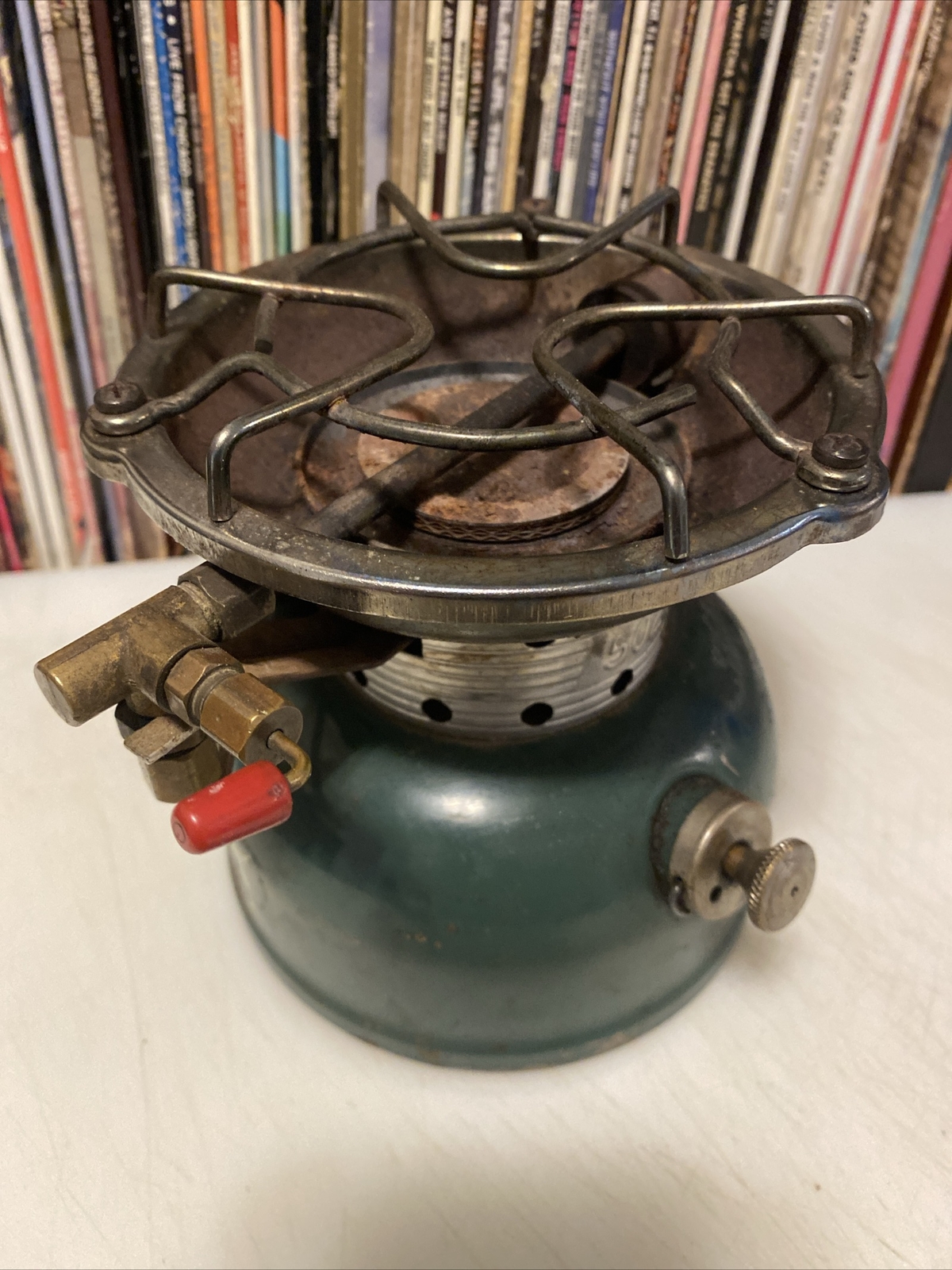 COLEMAN STOVE Model 502 from 1968 SUNSHINE Backpack CAMP Vintage 700 Gas Fuel