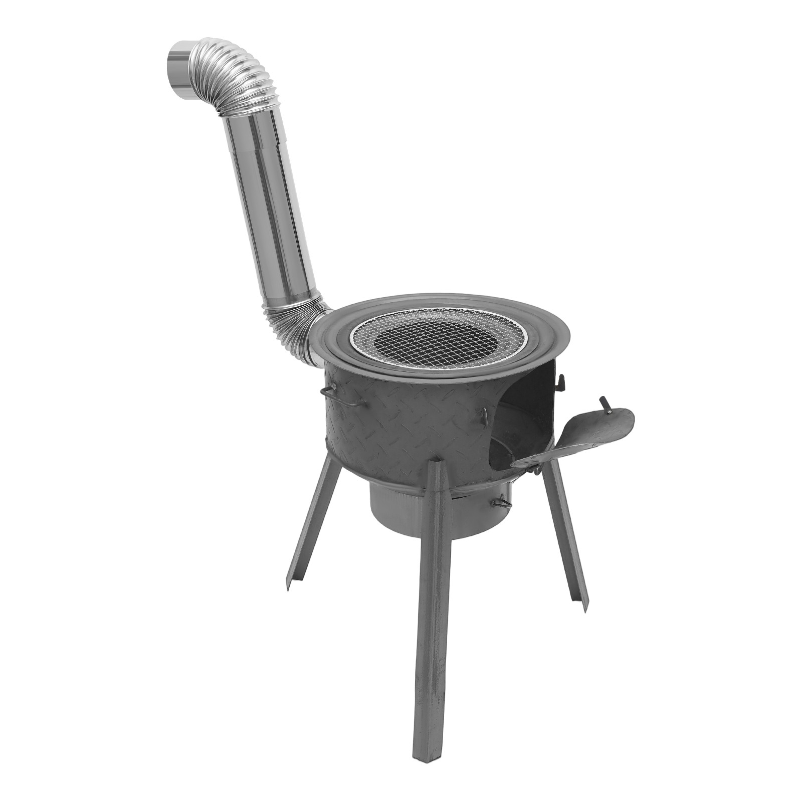 Multifunctional Portable Wood Burning Stove for Camping and Outdoor Cooking