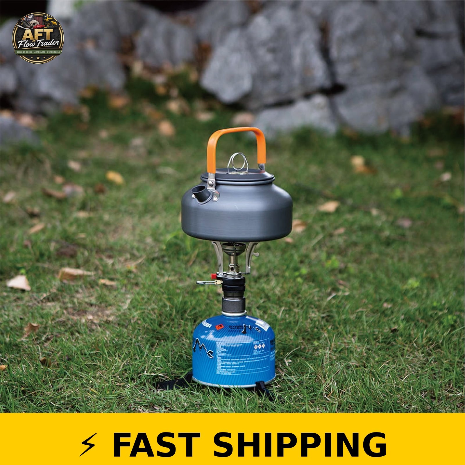 Ozark Trail 4-Piece Portable Camping Stove Adapter & Stand Set