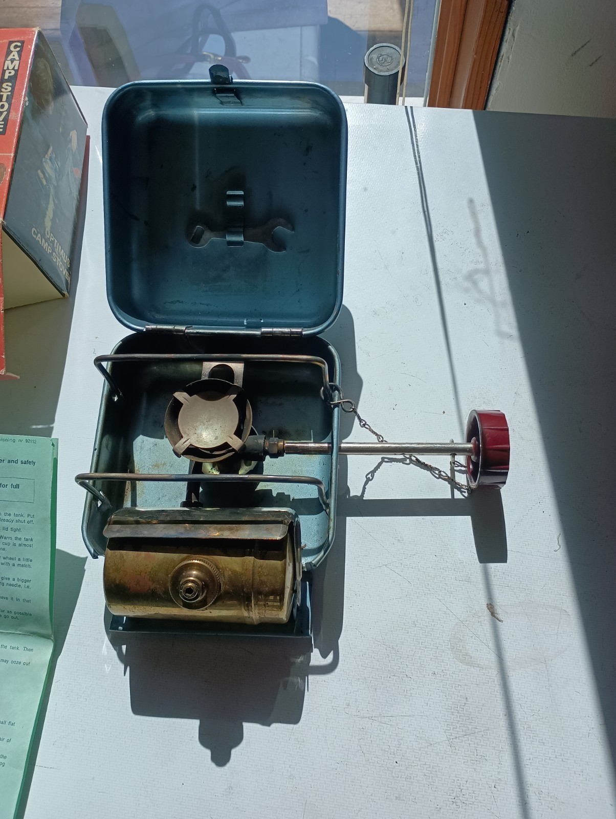 Vintage Optimus 8r Stove In Original Package