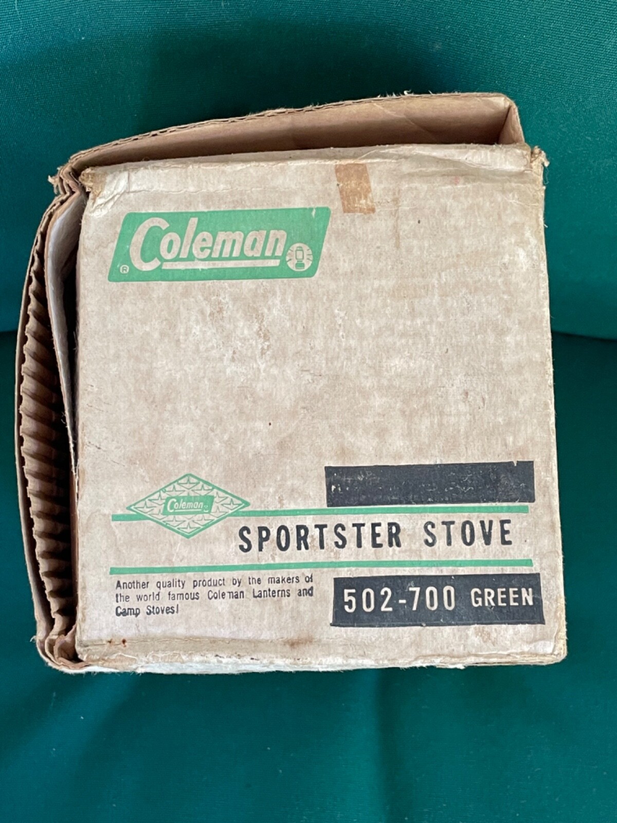 Vintage COLEMAN 502-700 SPORTSTER Portable Camp stove in original box