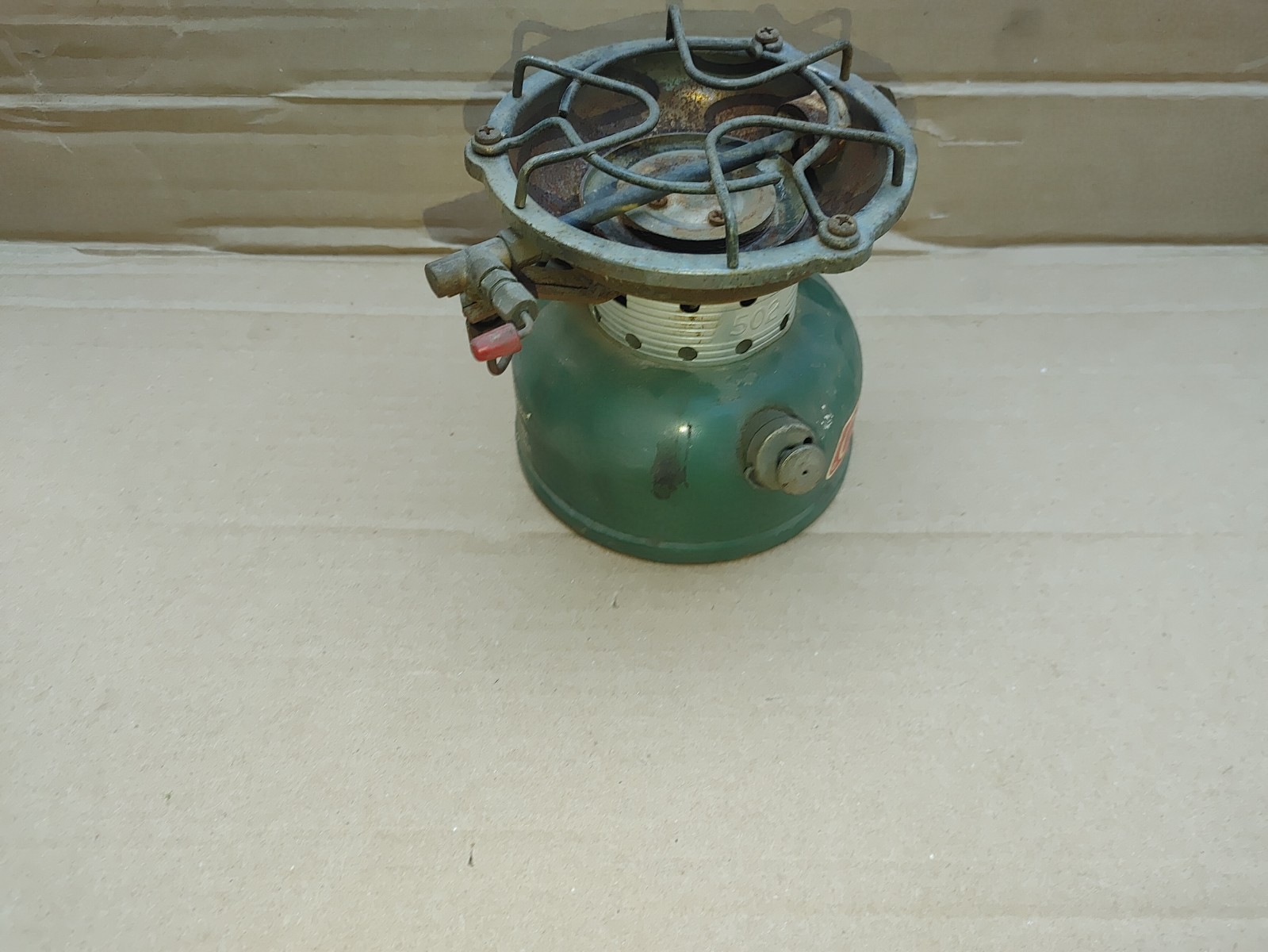 1970 COLEMAN 502 SPORTSTER SINGLE BURNER CAMPING STOVE