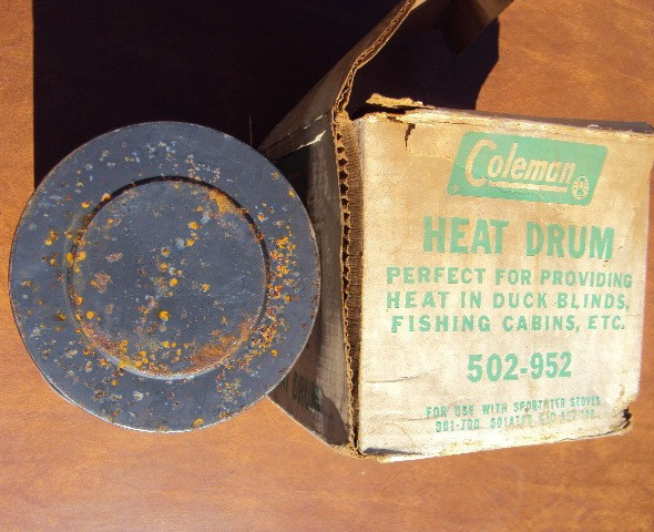 Vintage Coleman 502-952 Heat Drum 1966 in Original Box
