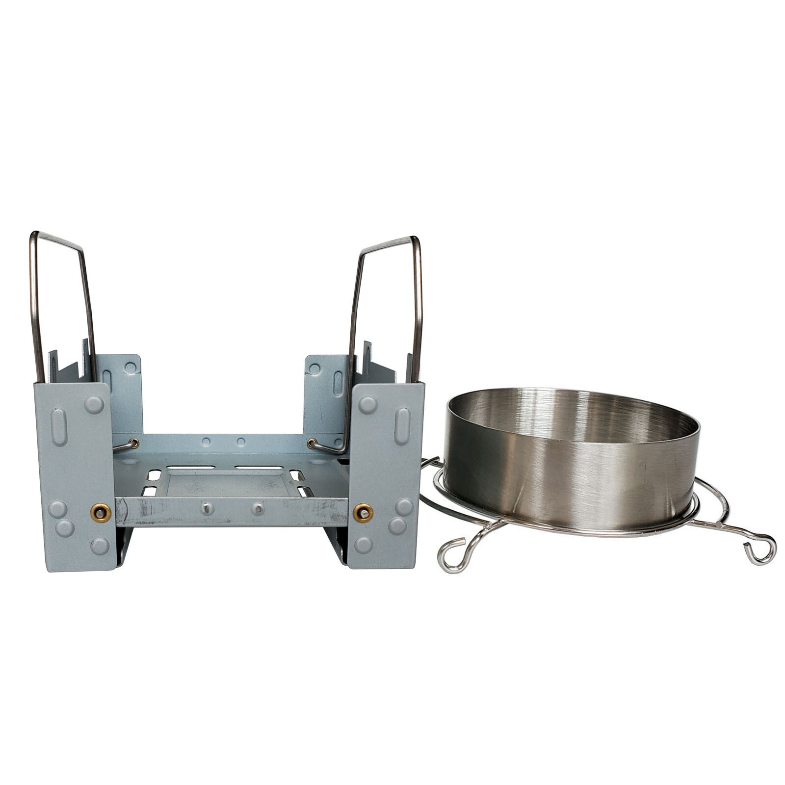 Camping Alcohol Pocket Stove Foldable Extension Bracket Wind Rings Set
