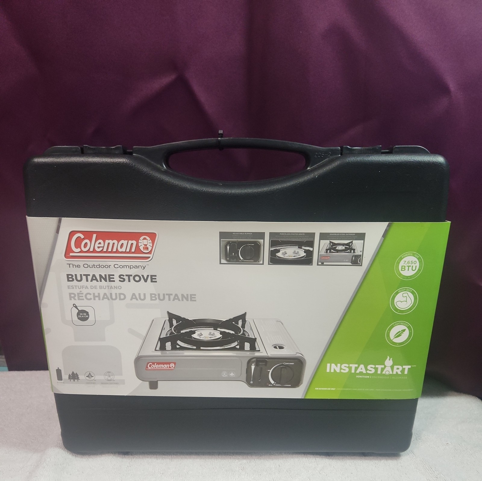 Coleman 1 Burner Cooking Tabletop Portable Butane Gas Camping Stove NEW
