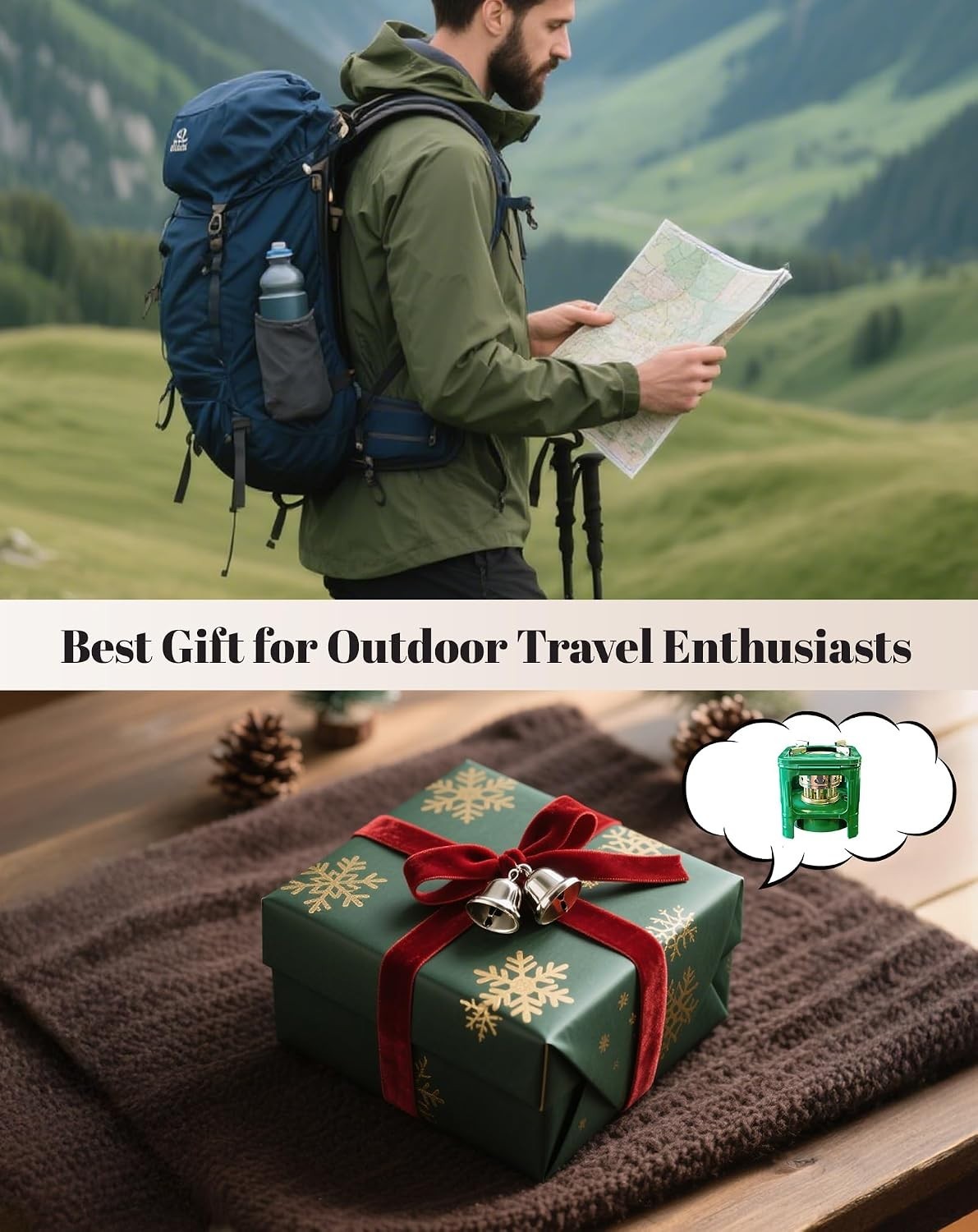Efficient 1.5 BTU Portable Camping Stove – Perfect for Hiking and Backpacking