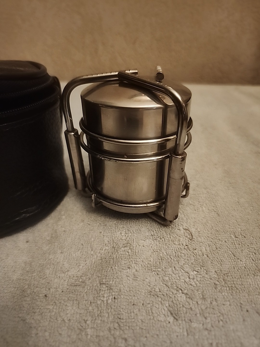 Safesport vintage camp alcohol stove pocket size hiking camping outdoor