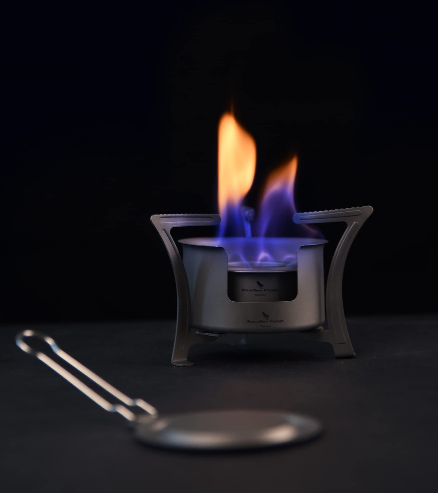 Yage Titanium Alcohol Stove Spirit Burner With Fire Cover Outdoor Wood Stove Wit