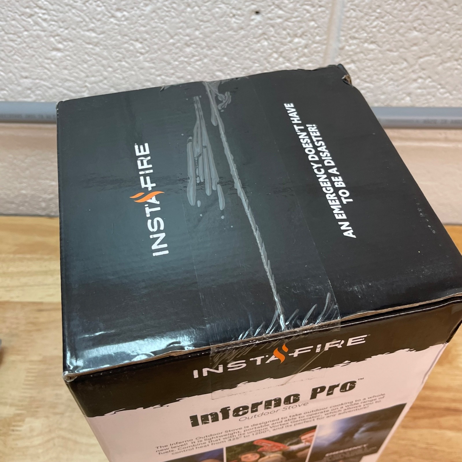 InstaFire Inferno Pro Stove Outdoor/Indoor Use Biomass Fire Starter Canned Heat