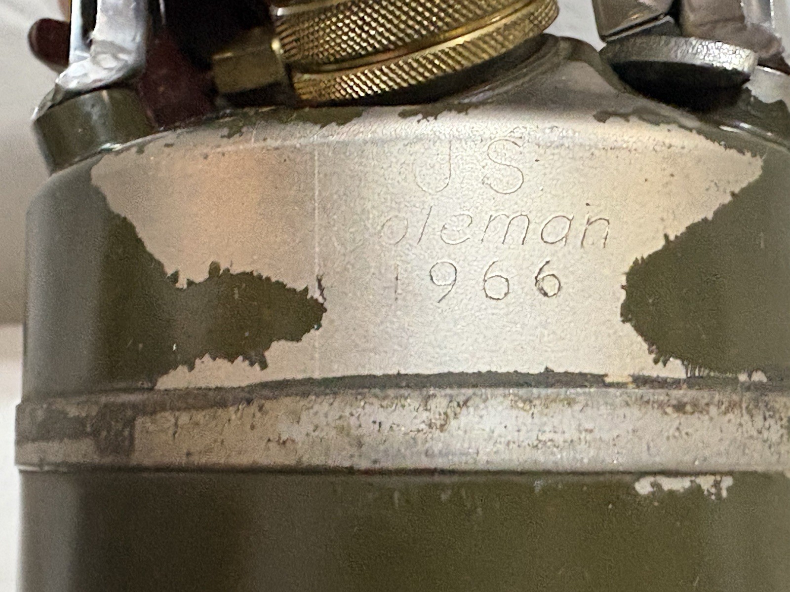 Rogers Akron Ohio 1952 U.S. Military Camp Stove Canister& Stove No.1966 UNTESTED
