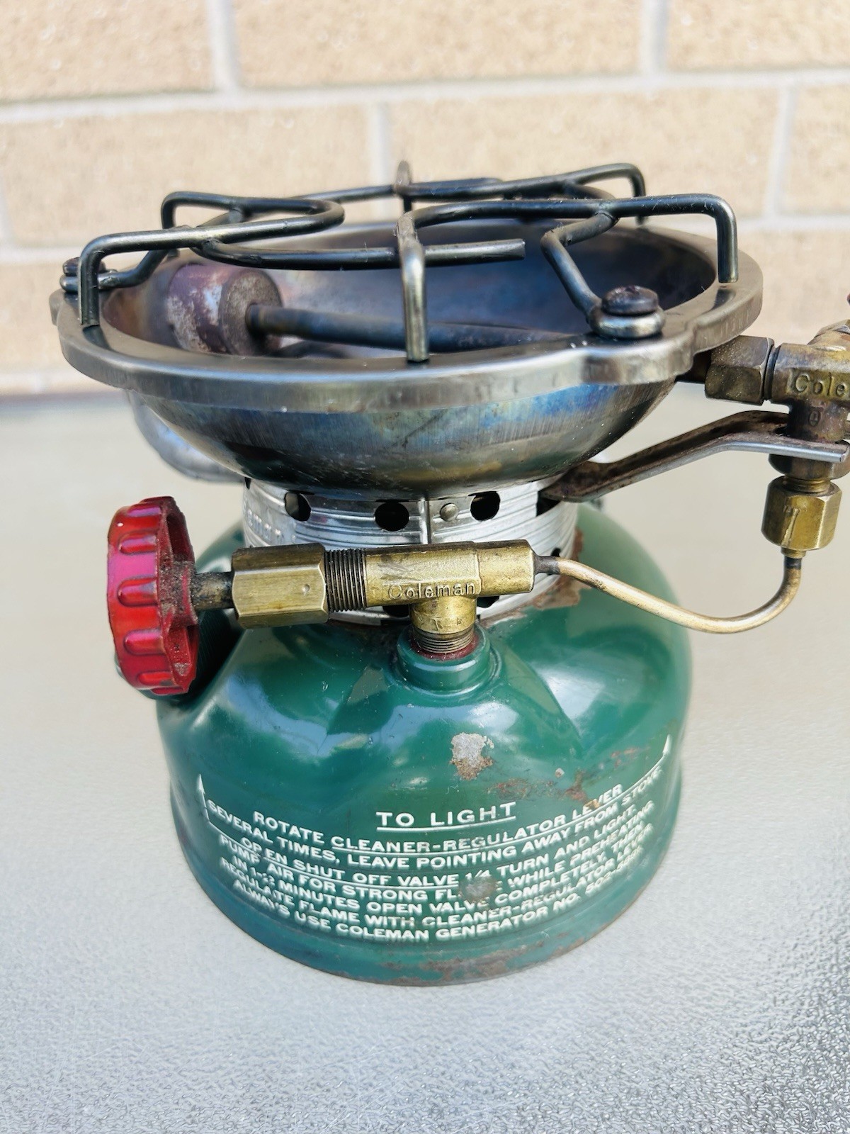 Coleman 502 11-71 The Coleman Co Fires, Burns Blue, Holds Pressure