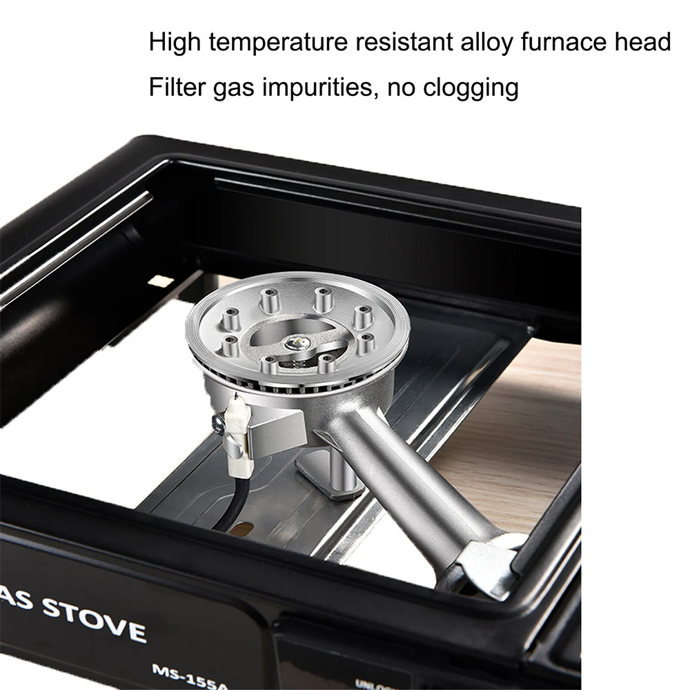 3000W Camping Stove Propane&Butane Windproof Fire Dual Fuel Brass Cooking Burner