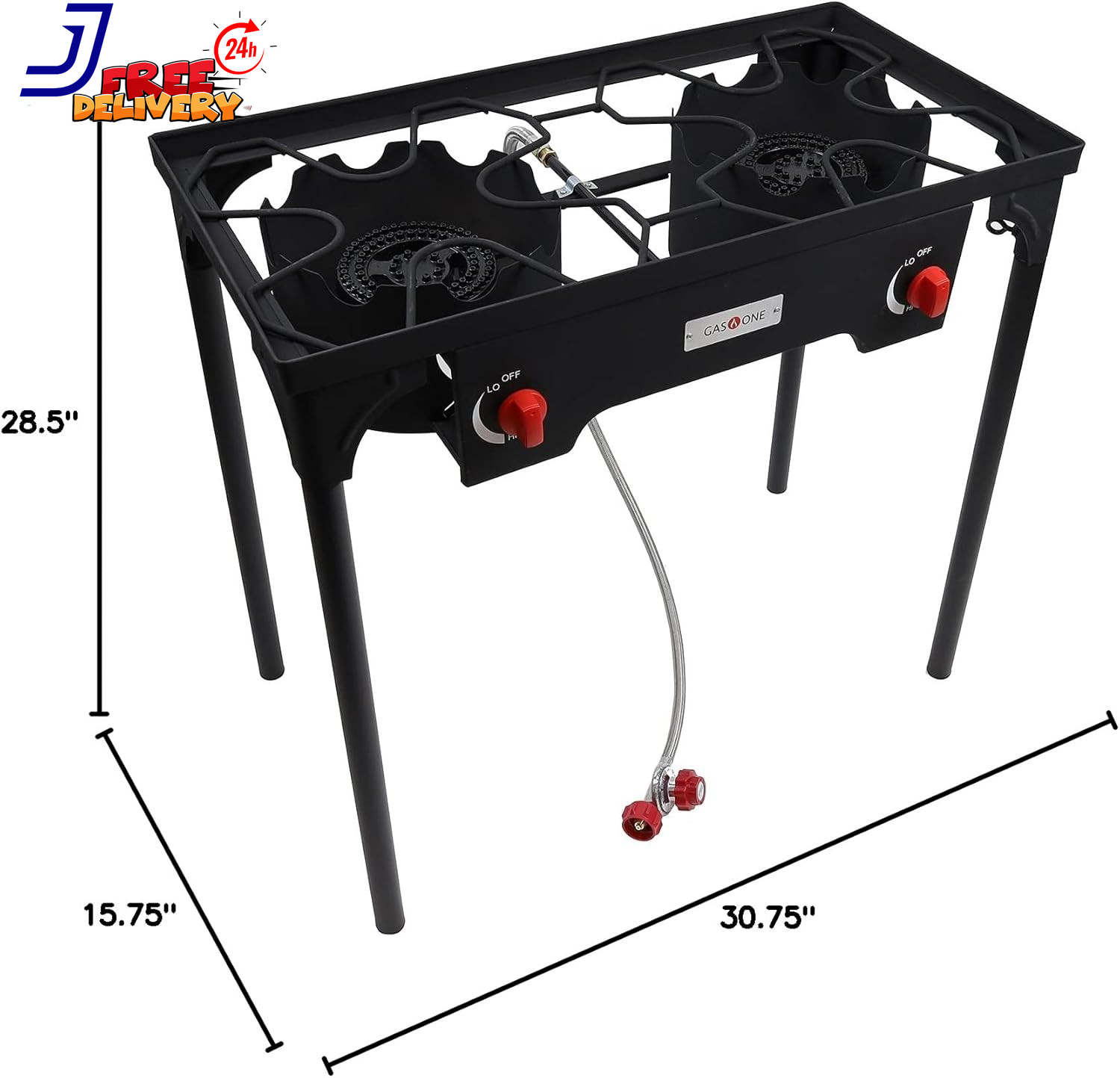 Gas One Propane Double Burner 2 Burner Camp Stove Outdoor High Pressure Propane