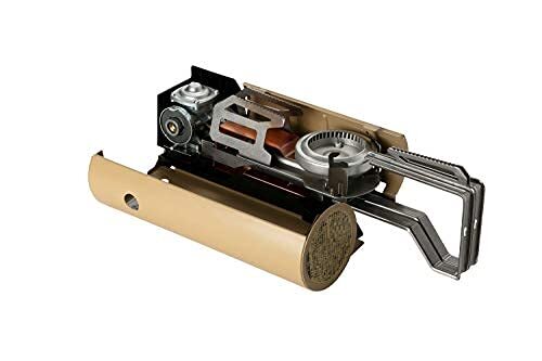 Snow Peak HOME & CAMP Cassette Burner Khaki Stainless Aluminum
