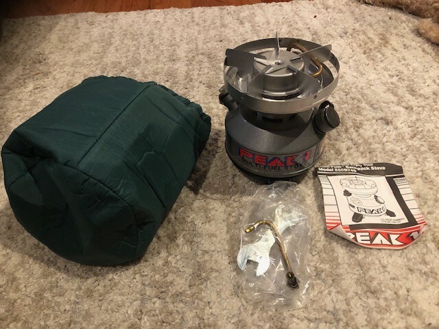 Coleman Peak 1 550B Multi Fuel Backpack Stove