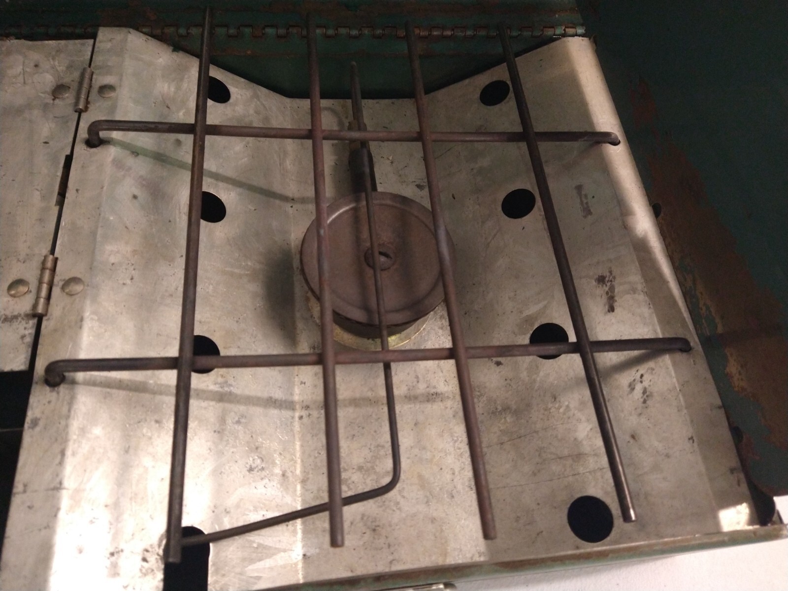INSTA-LITE ONE BURNER PROPANE CAMP STOVE RARE VINTAGE CAMPING. Tested. Works.