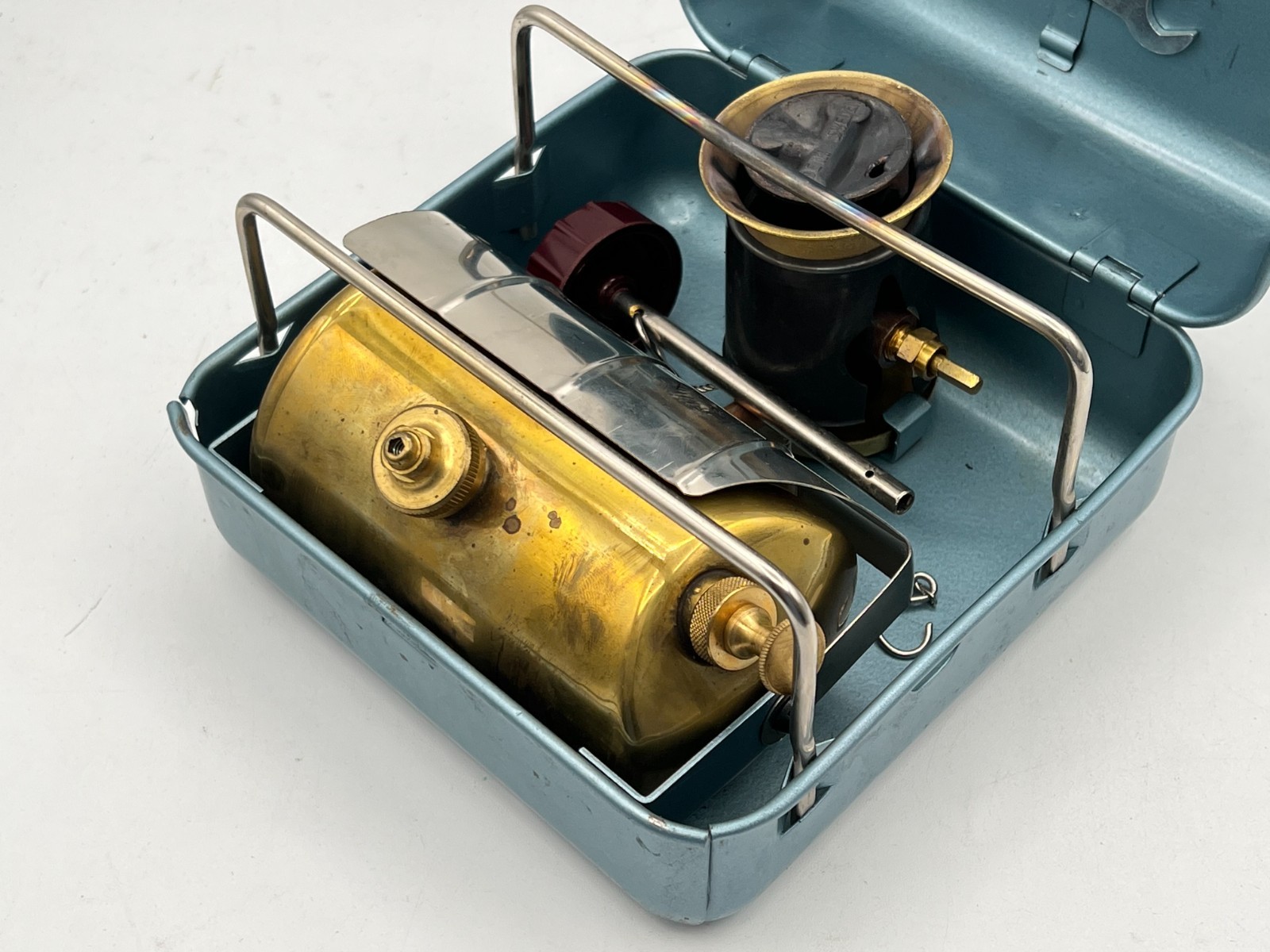 Vintage Optimus 111B Portable Camp Stove White Gas Backpacking Camping – Sweden