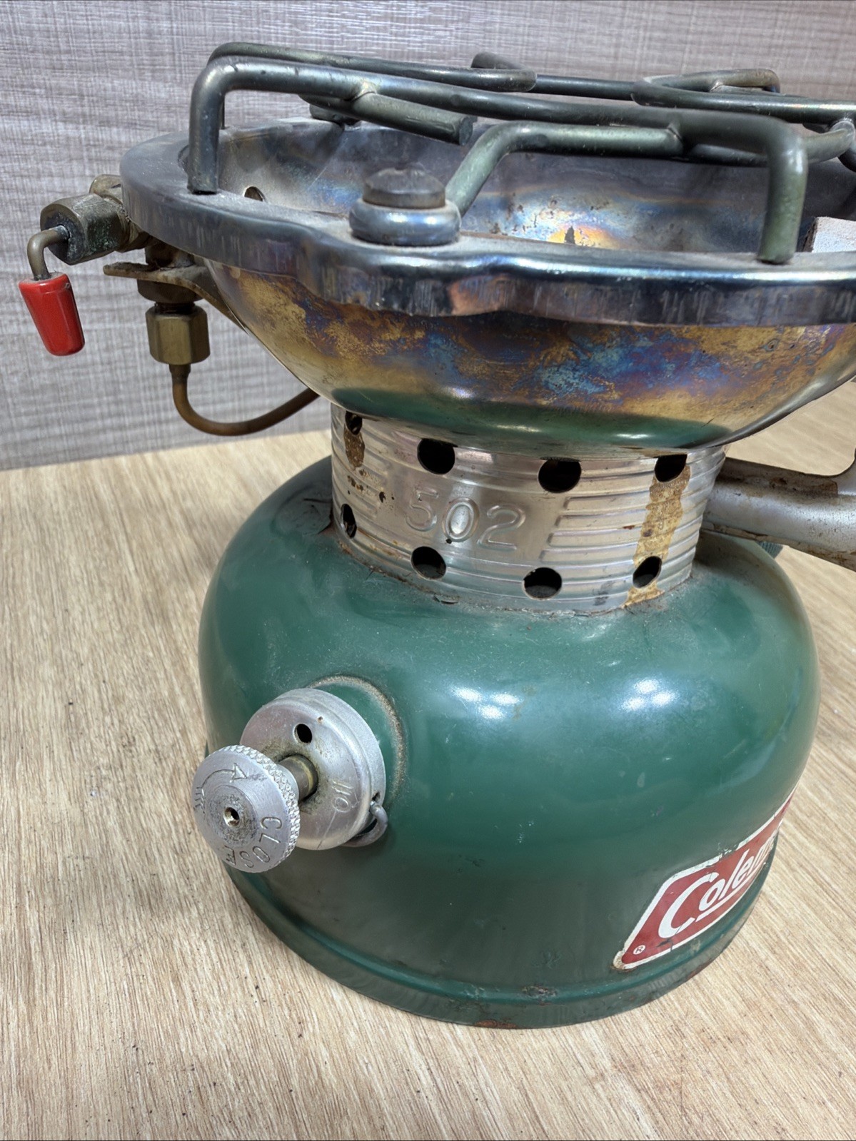 Vintage Coleman Stove 502 Sportster Camping 3/78 Outdoorsman Untested