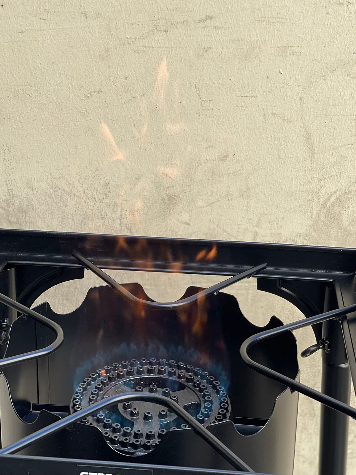 20,000 BTU Stand Up Single LP Propane Burner Outdoor Stove Camping Cooker w/Hose