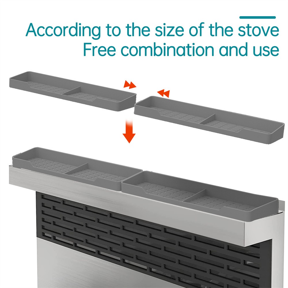 Magnetic Silicone Stove Top Shelf Over The Stove Spice Rack Magnetic Kitchen
