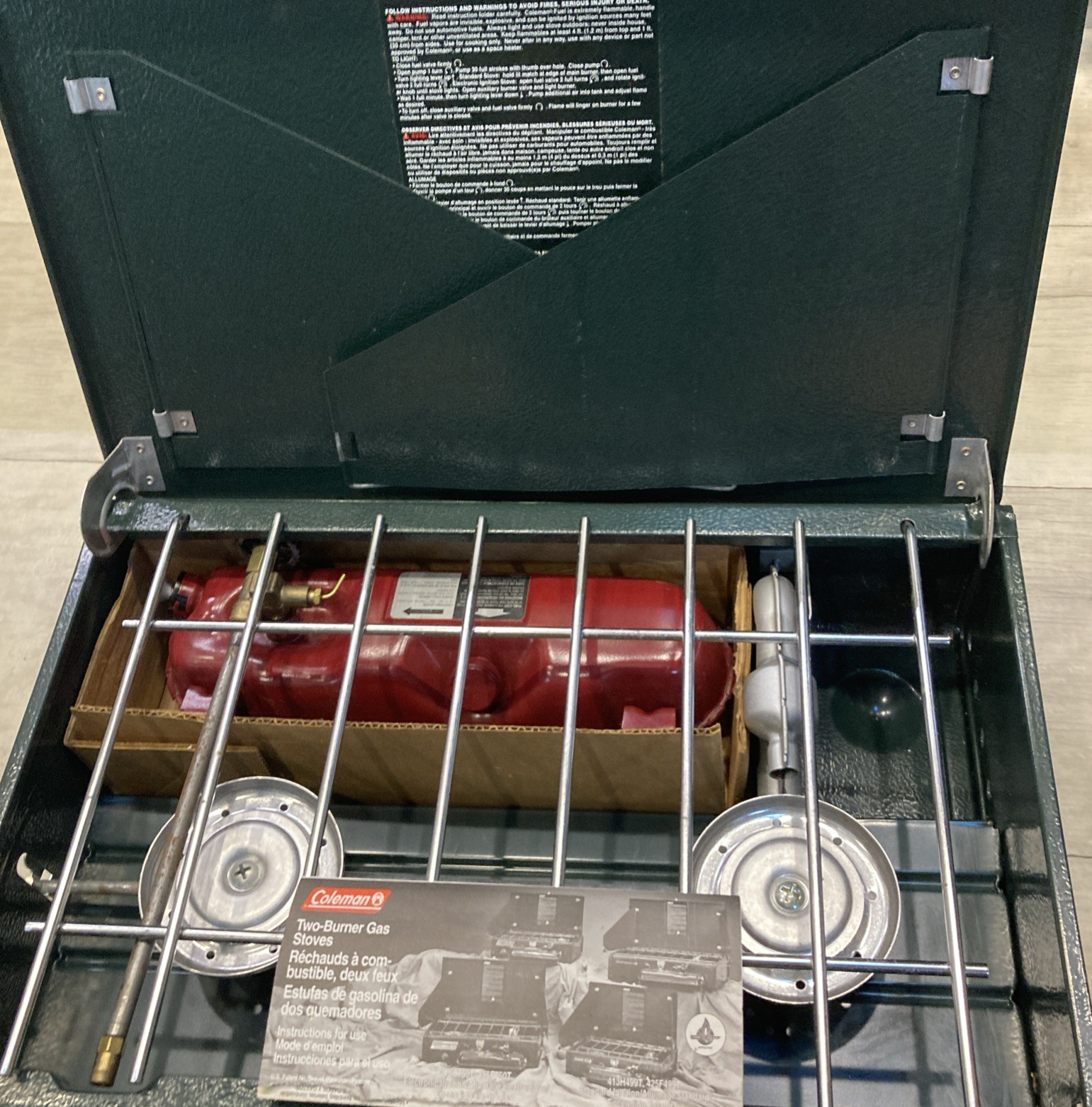 Vintage Coleman 425F499 2 Burner Camp Stove( NEW) No Box