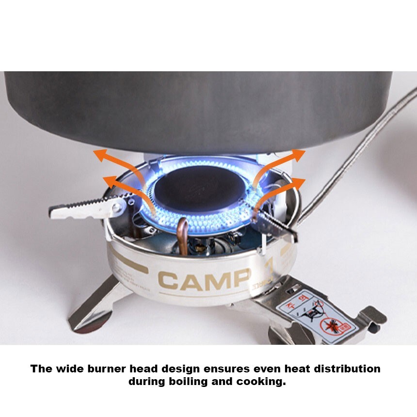 Kovea CAMP1 Khaki Limited Edition Portable Outdoor Stove with Pouch Iso-Butane