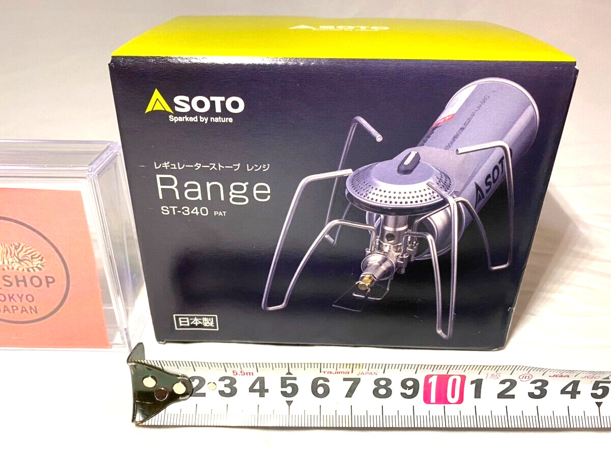 SOTO Regulator Stove Range ST-340 Silver Compact Cassette Gas Stove camp outdoor