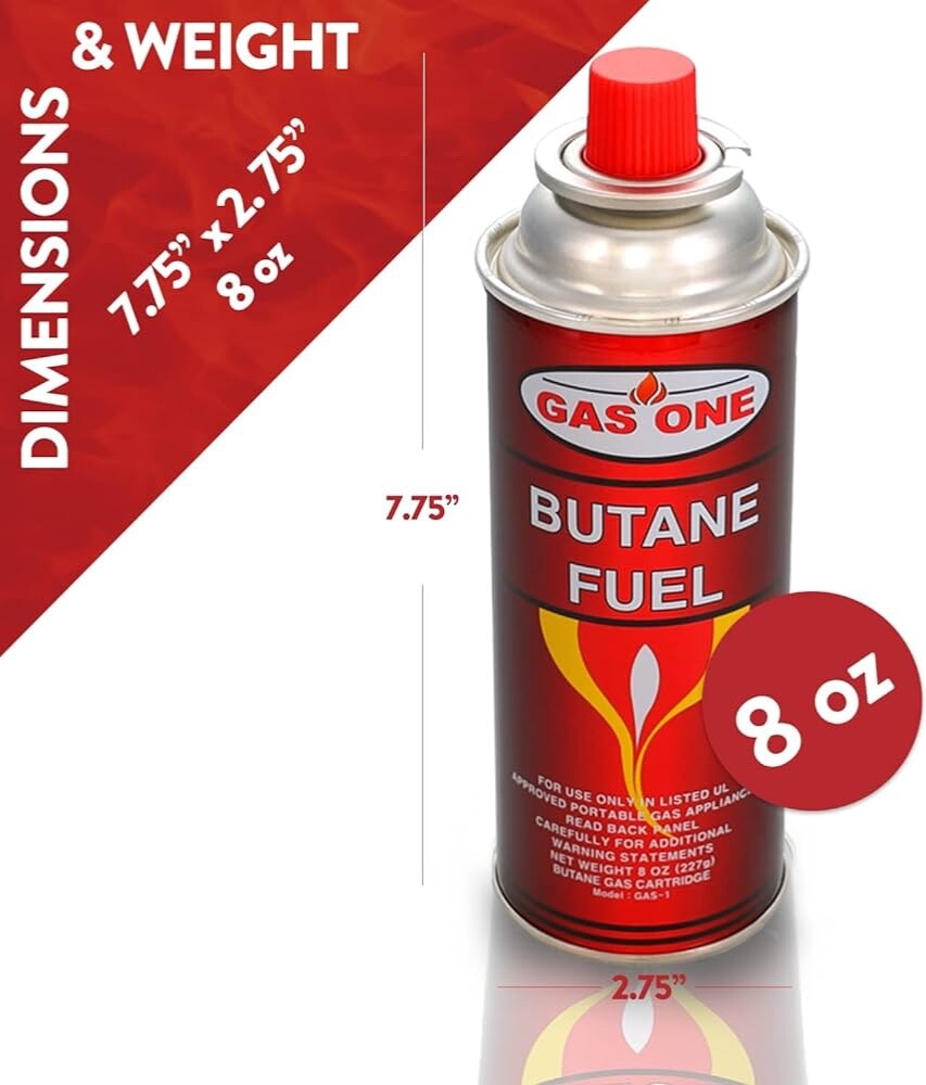 GAS ONE BUTANE FUEL GAS CARTRIDGE