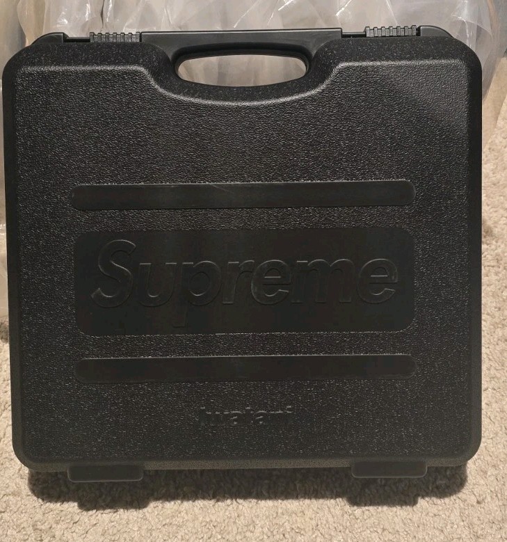 SUPREME®/IWATANI Portable Butane Stove SS25 Silver Made in Japan Hiking Outdoors