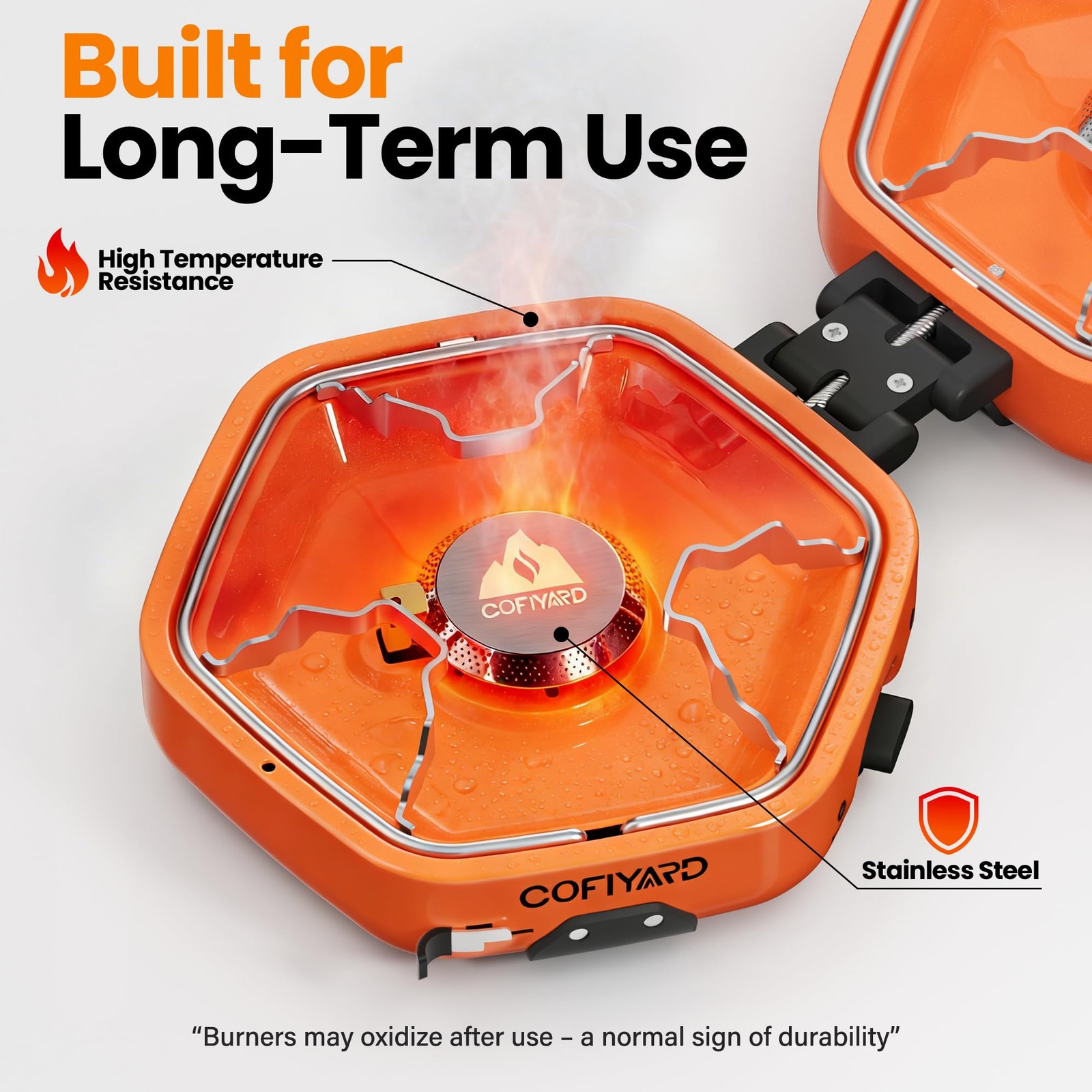 Cofiyard Propane 2 Burner Camping Stove Carrying Bag Portable Folding Gas Stove
