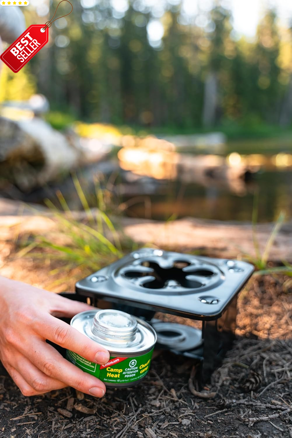 Coghlan’s Folding Camp Stove Portable Steel Cooker for Hiking Camping Heat – US