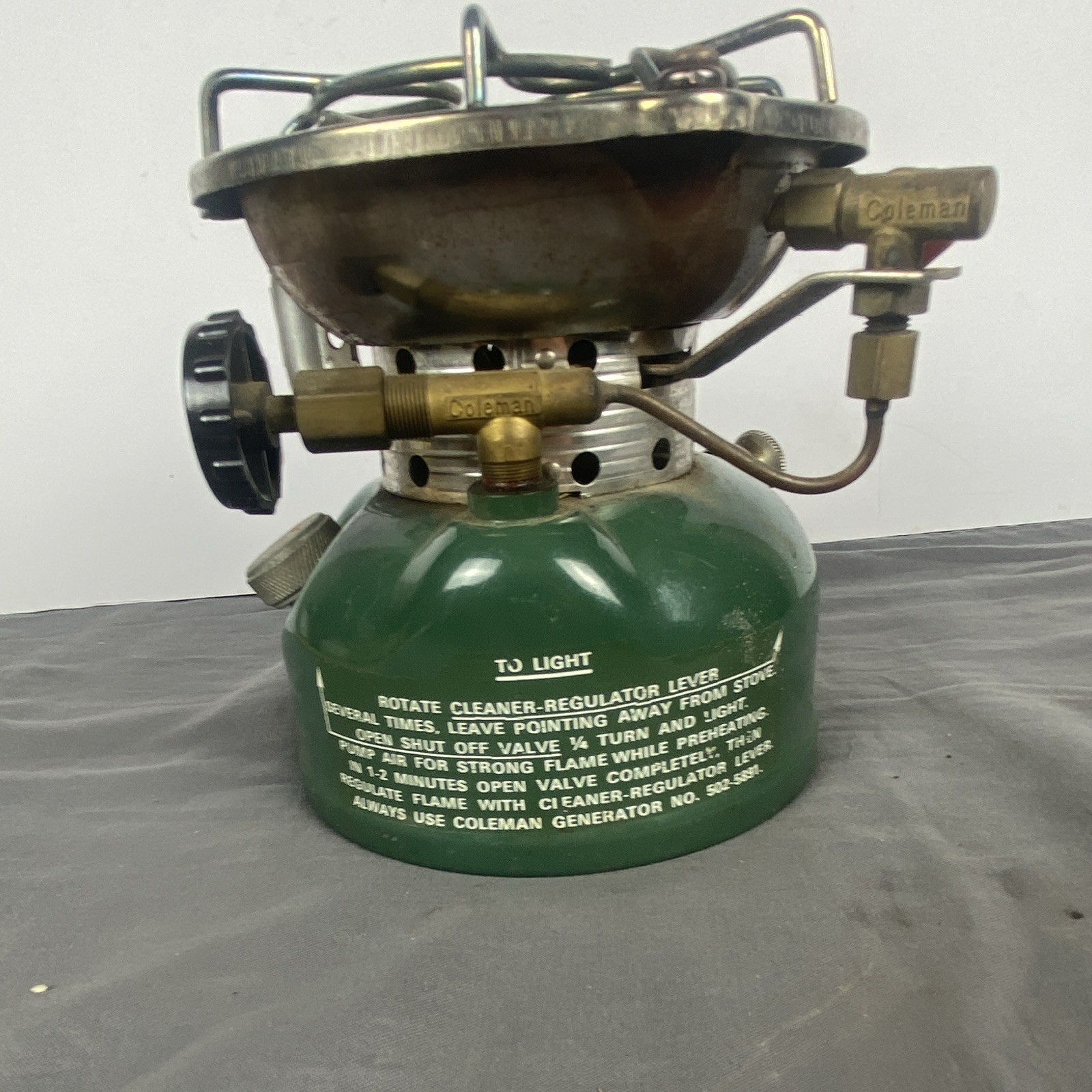 Coleman 501 Gas Pocket Stove, 1 Burner Portable, Green