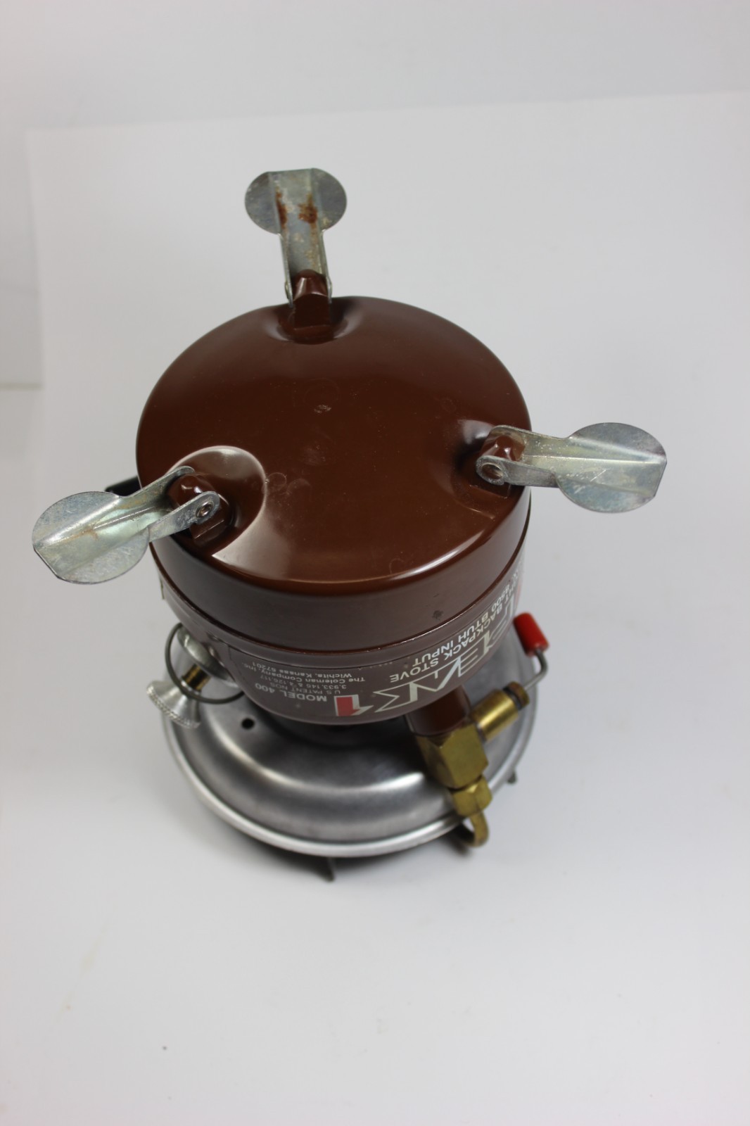 Vintage COLEMAN Model 400 PEAK 1 Backpack Stove stamped 3/79 PRISTINE CONDITION