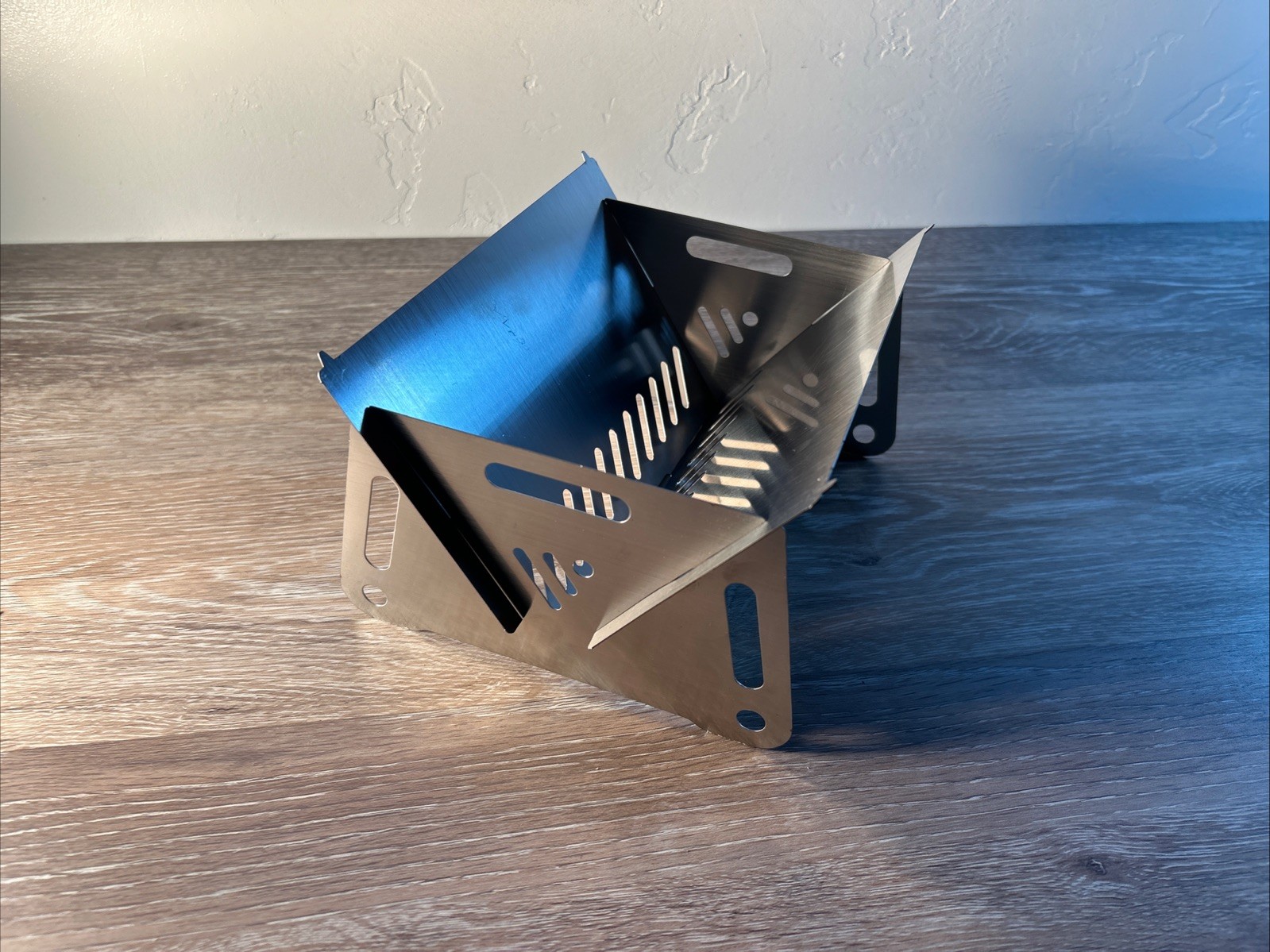 Portable Fire pit, Table Top Grill, Only 9 Ounces For Hiking, Backpacking, Etc.