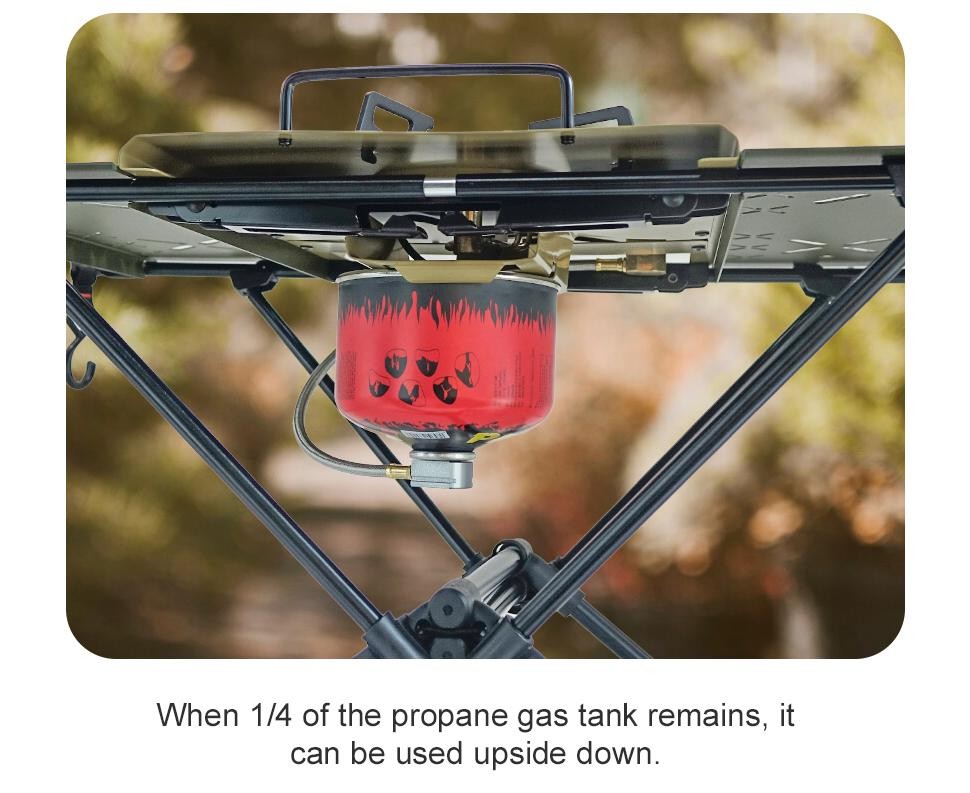 Igt Gas Stove Burner 4000w Portable Stainless Steel Outdoor Camping Table Heater