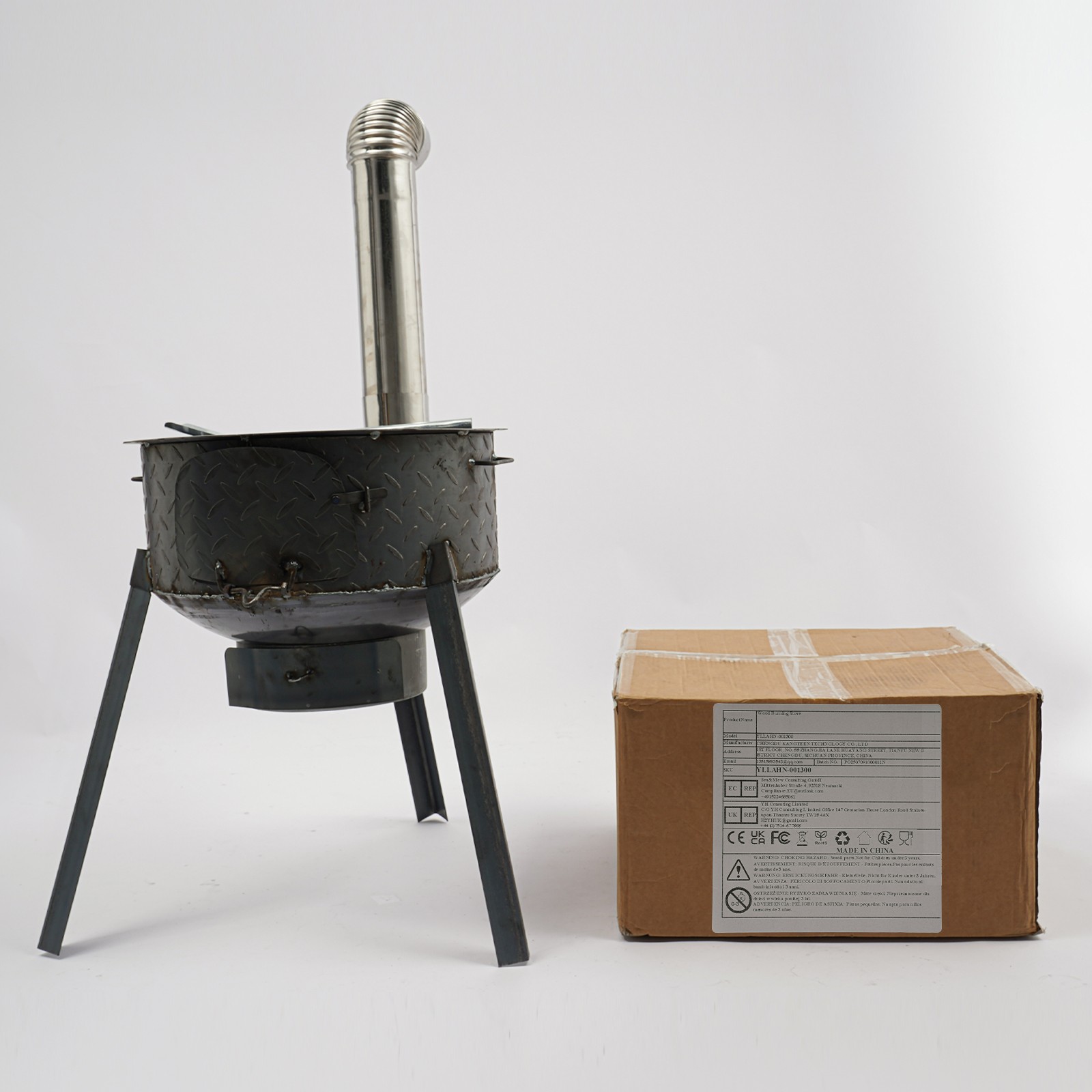 Wood Burning Stove Sets Multi-function Portable Outdoor Camping/BBQ Cooking Kits