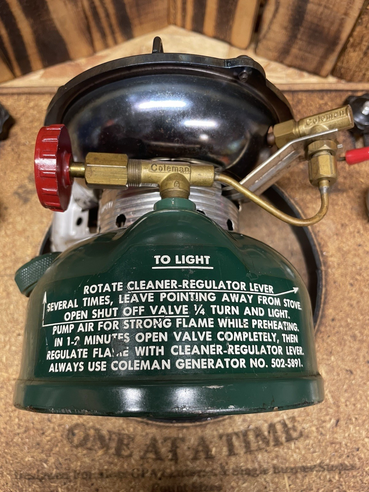 Coleman 502 05/1964 Fully Functional Restore Single Burner Camp Stove Read Desc.