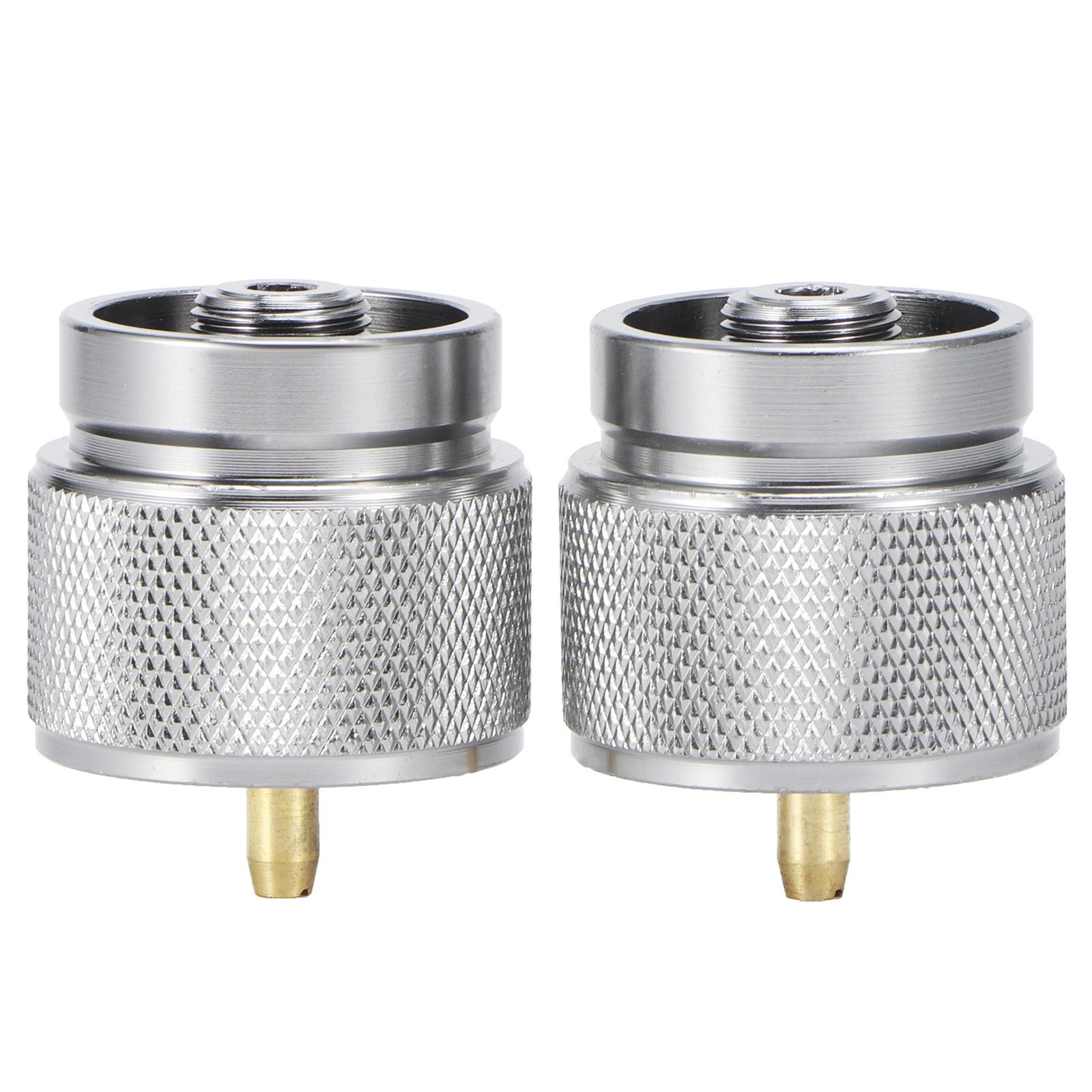2Pcs G3/4 DN20 FNPT Outdoor Camping Stove Flat Tanks Converter Gas Charging