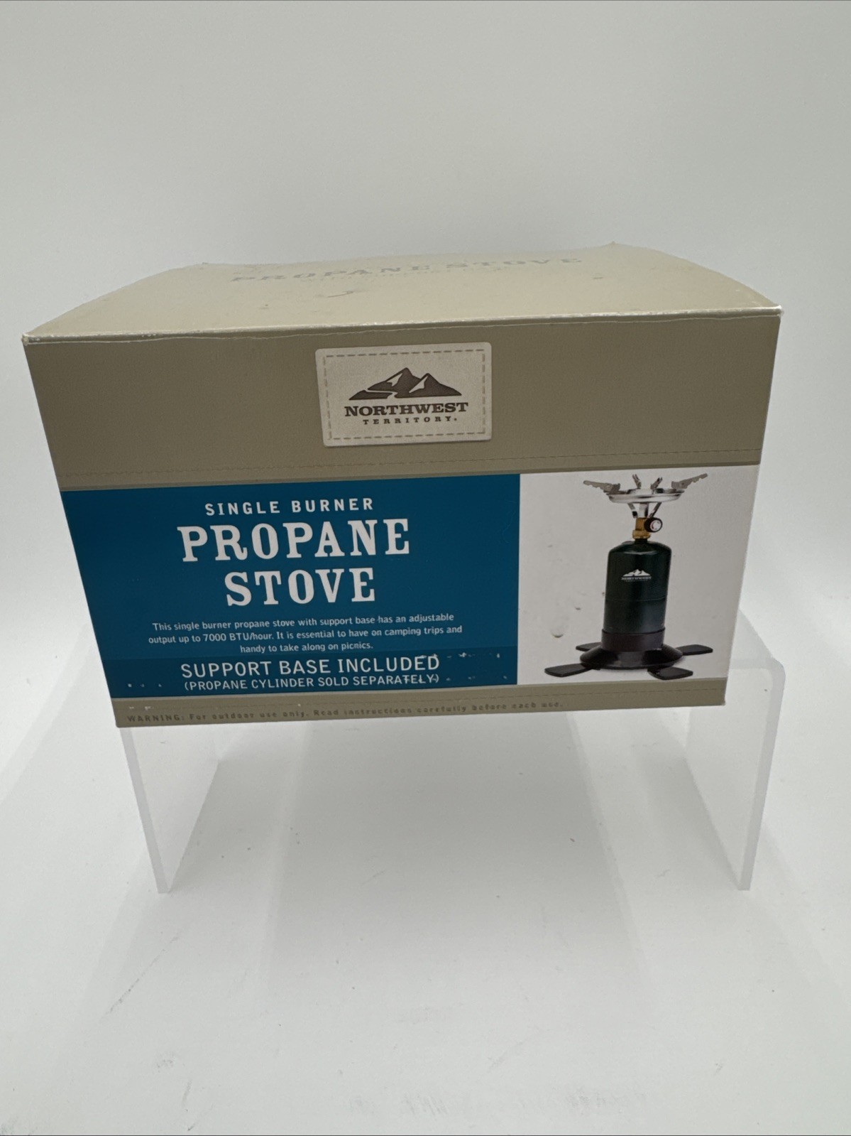 Northwest Territory Propane Stove Single Burner With Support Base 7000 BTU
