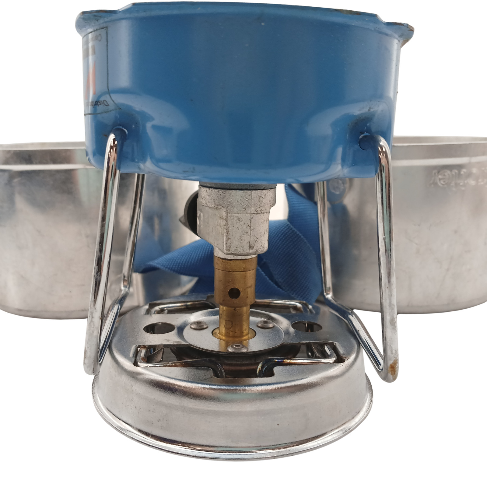 VTG Butane Camping Stove w/ Dual Aluminum Pots & Carry Strap Portable Cook Set