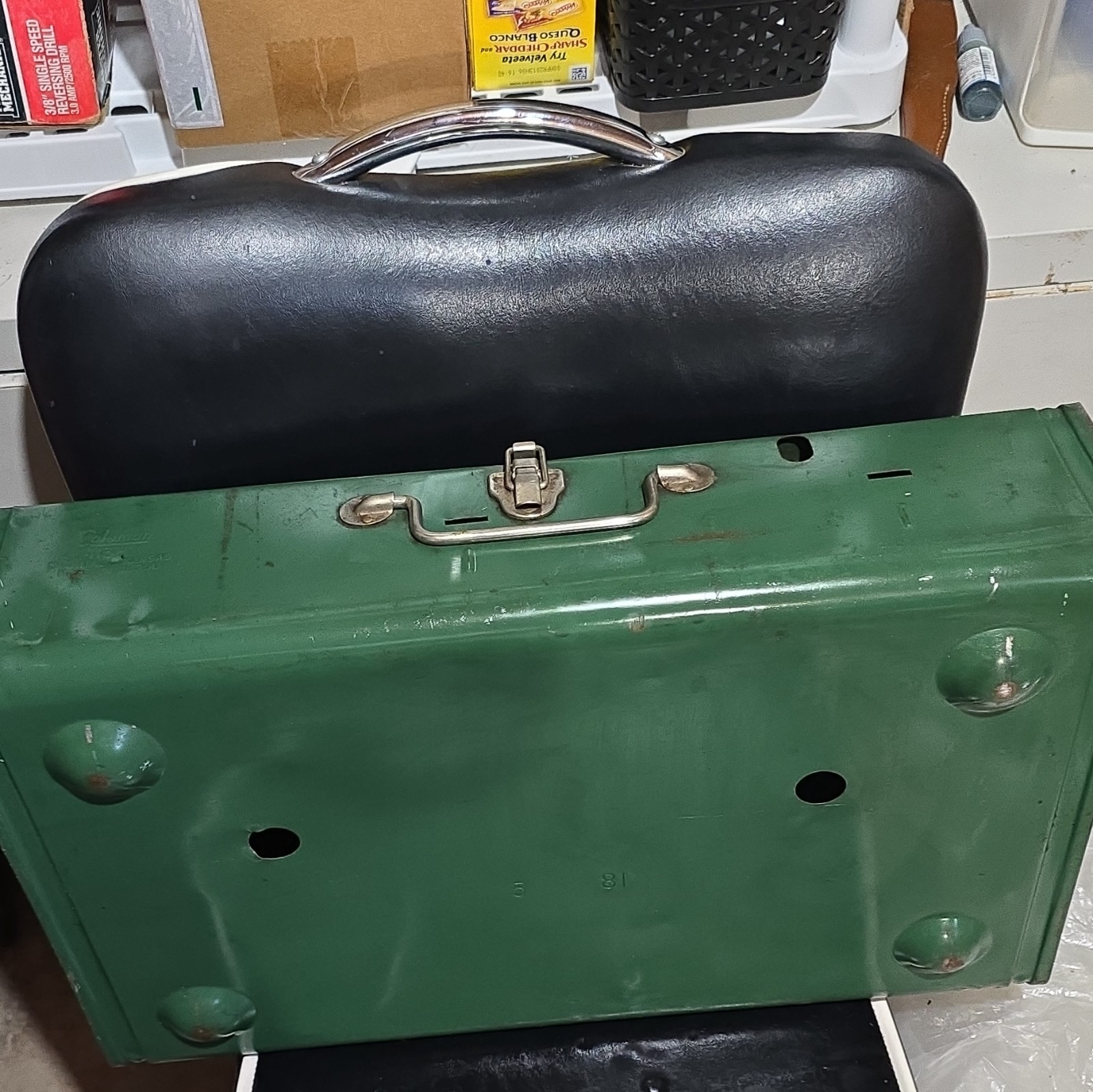 Coleman 413H 2-Burner Gas Portable Camping Stove, Green, Storage Case