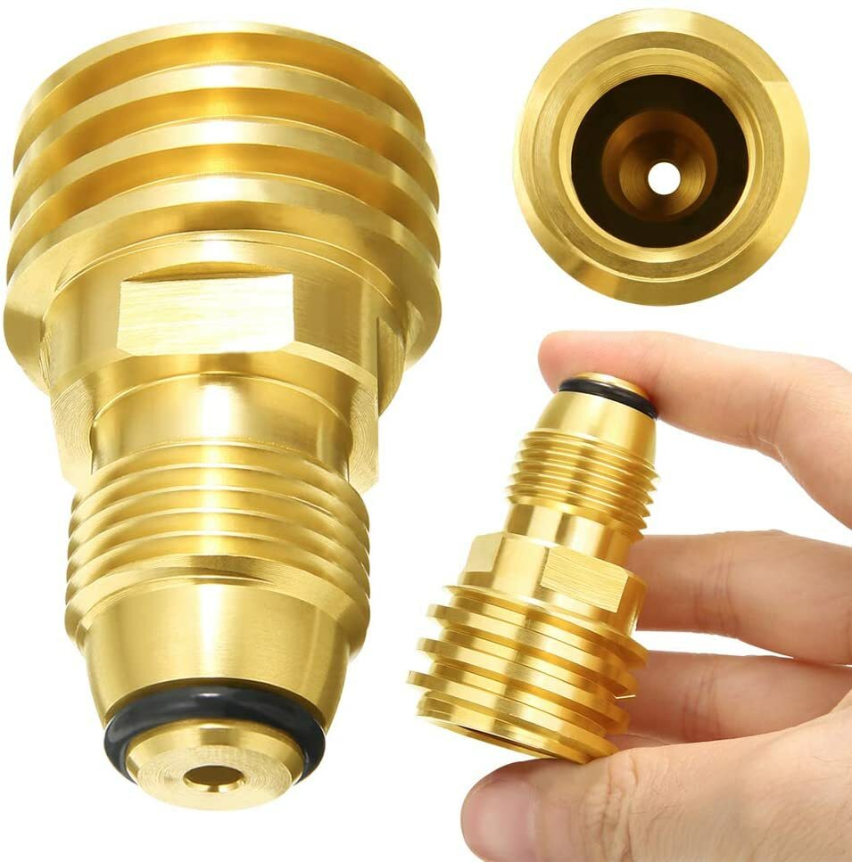 Universal Propane Tank Adapter for Old P.O.L QCC1 Style to New W/O HANDWHEEL
